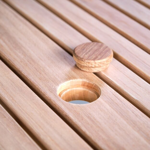 Teak Wooden Rectangular Dining Table