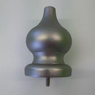 A parasol finial for the top of a parasol shown here individually on a white background as it is sold as a spare part