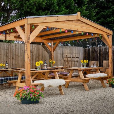 2 qualità giardino pergolati Heavy Duty forte legno altezza 4FT larghezza 1FT fatta in UK 