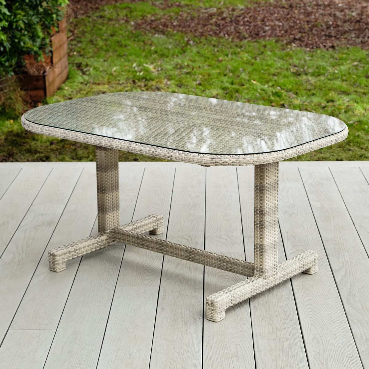 Luxury Outdoor Rattan Dining Table Woodberry