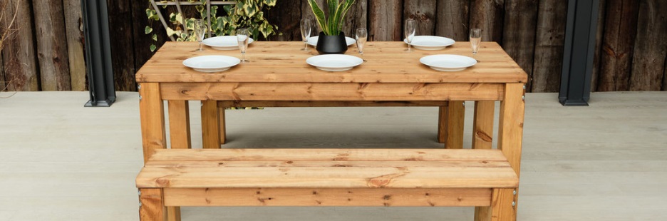 Wooden Tables & Benches - Castle Range