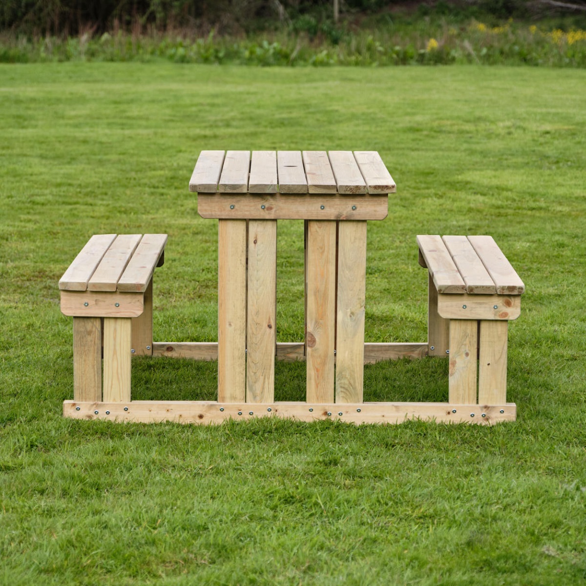 commercial wooden picnic table