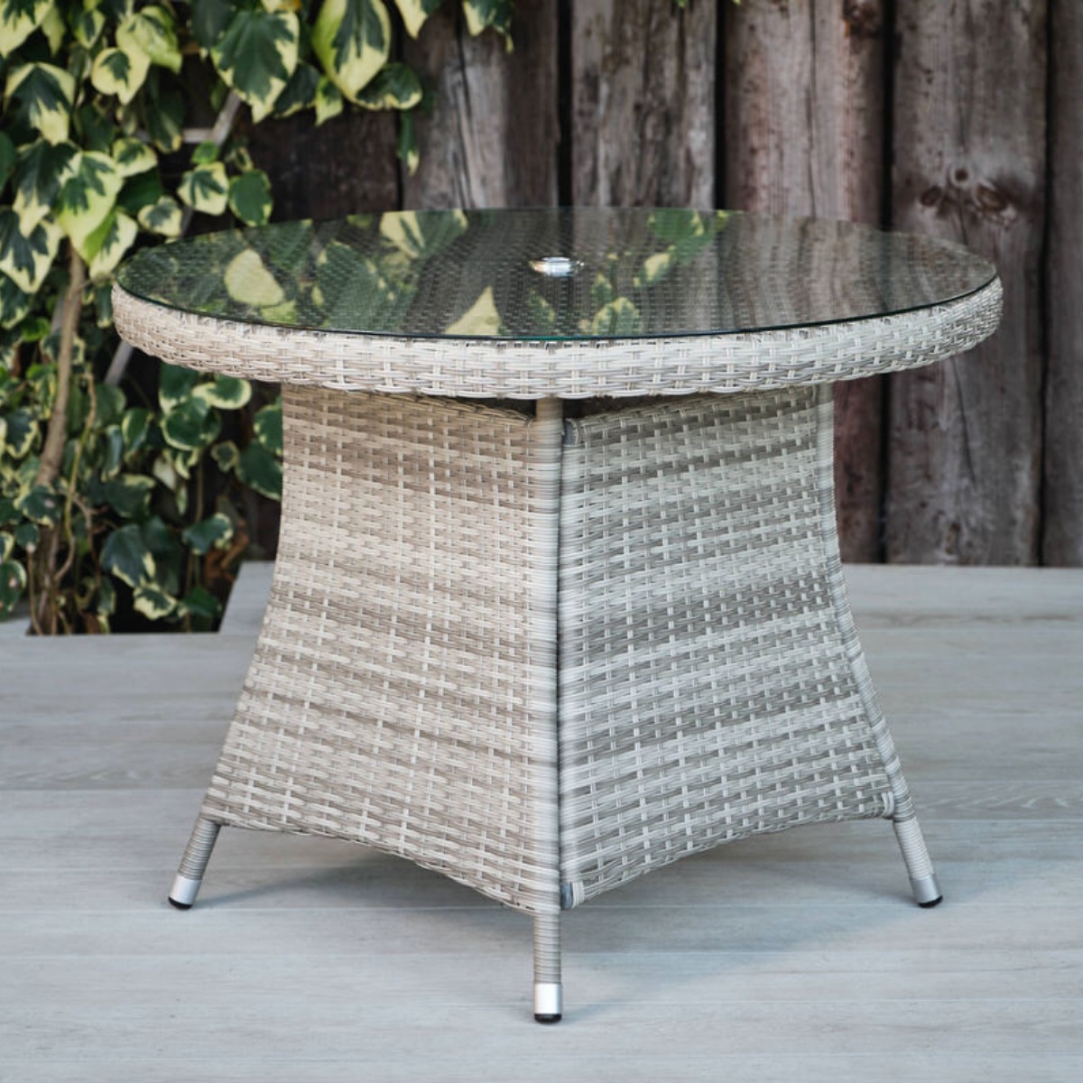 Commercial Rattan Outdoor Dining Table | Ideal for Pubs, Hotels & Golf