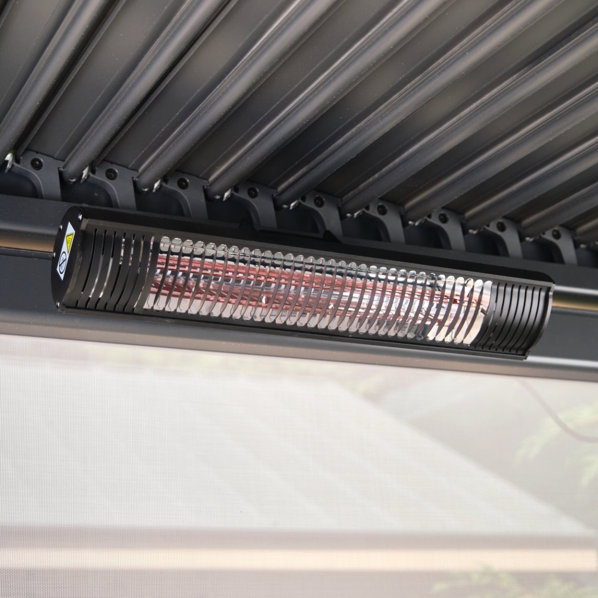 Electric wall mounted patio heater