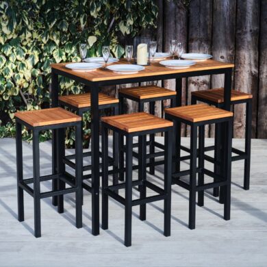Poseur Tables Woodberry, Outdoor Director Bar Stools And Table
