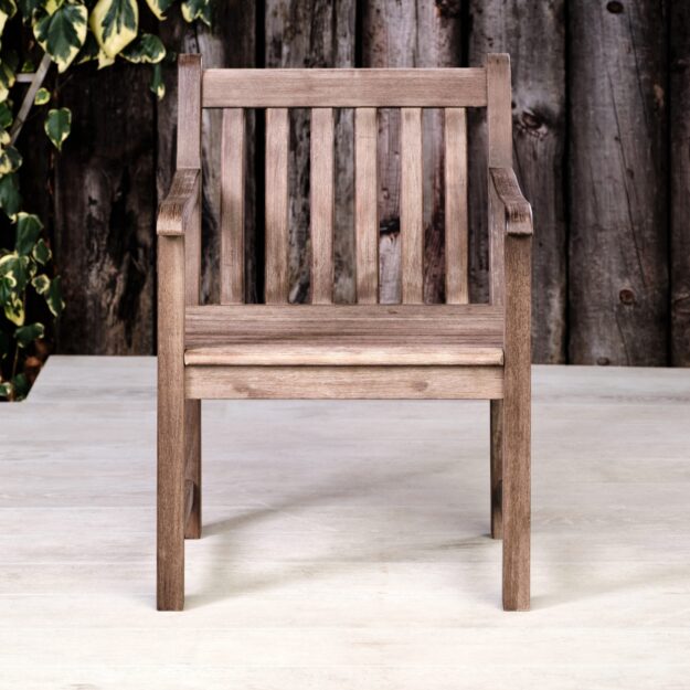 hardwood outdoor armchair