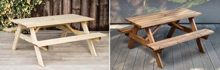 budget and standard commercial picnic tables