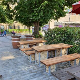 gabion range tables and benches