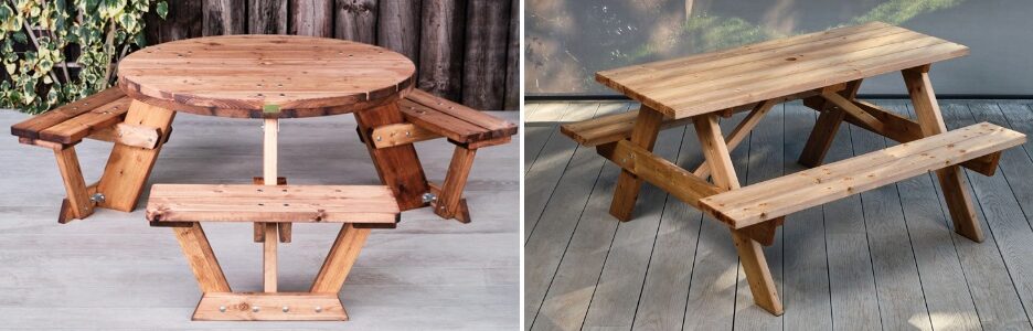 bestselling wooden picnic tables
