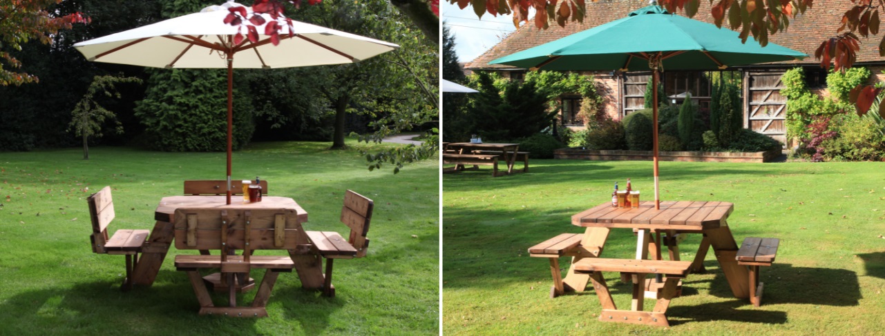 Commercial picnic tables Square