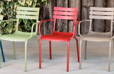 Colourful commercial outdoor furniture