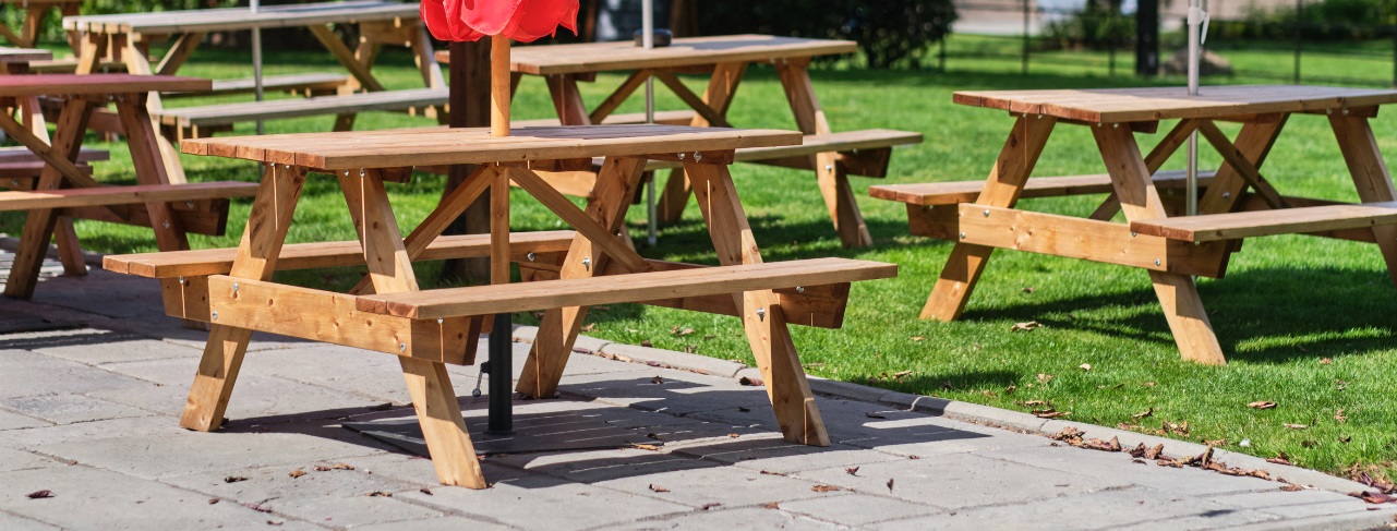Commercial 6 Seater Picnic Tables