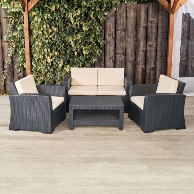 Commercial outdoor sofas set holmsley range front view