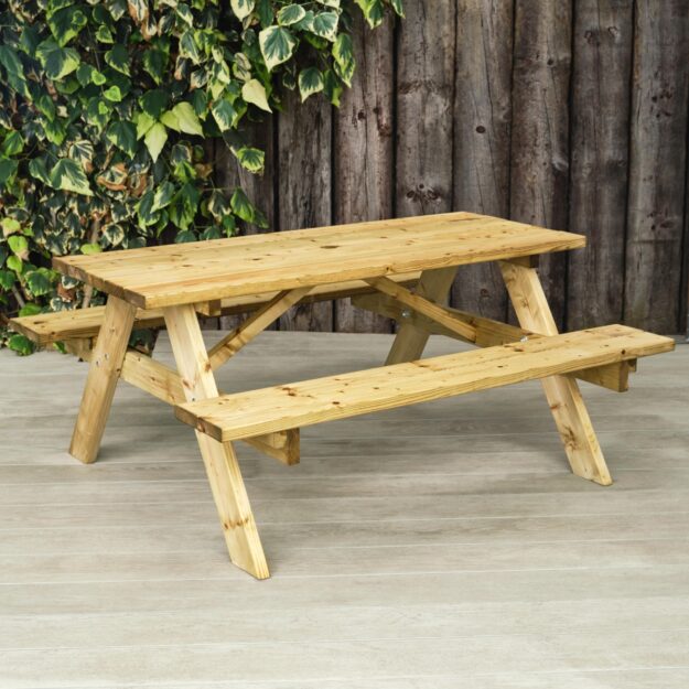 Budget 6-seater A -frame picnic table