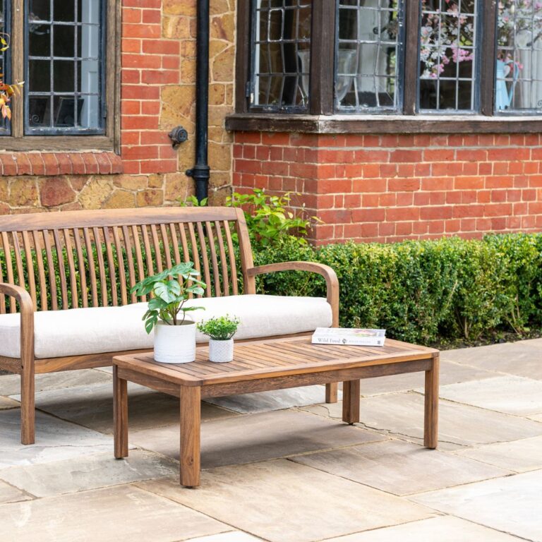Wooden Outdoor Coffee Table- Burley Range - Woodberry