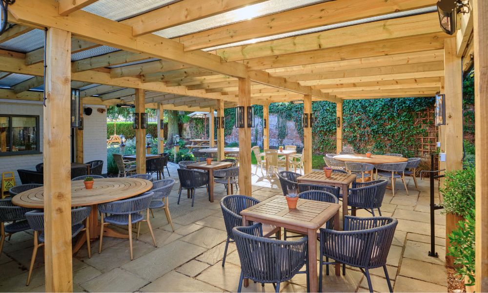 red lion at martlesham outdoor furniture