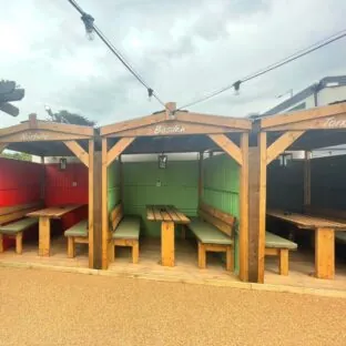 commercial outdoor dining pods