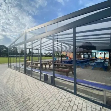 Bespoke Apex Roof Metal Gazebo