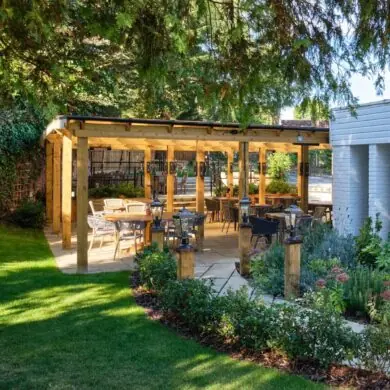 Bespoke Chunky Timber Pergola