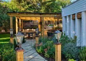 bespoke wooden pergola